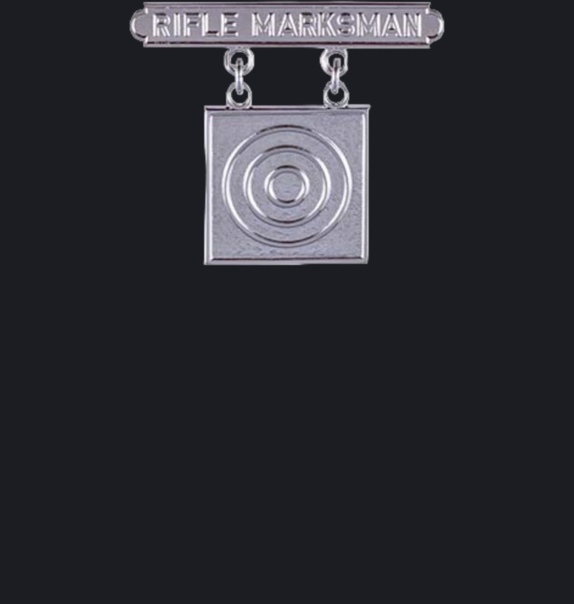 Rifle Marksman badge